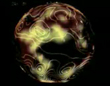 Warren and Akira Kasahara's NCAR Global General Circulation Model of the Atmosphere: Simulated Cloud Movie.