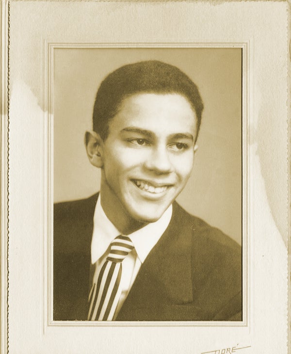 High School graduation photograph.