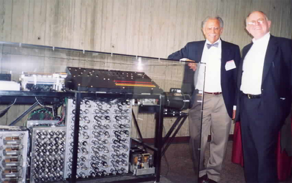 The John Vincent Atanasoff Computer 100th Birthday celebration at Iowa State University, Ames, Iowa on October 31, 2003.