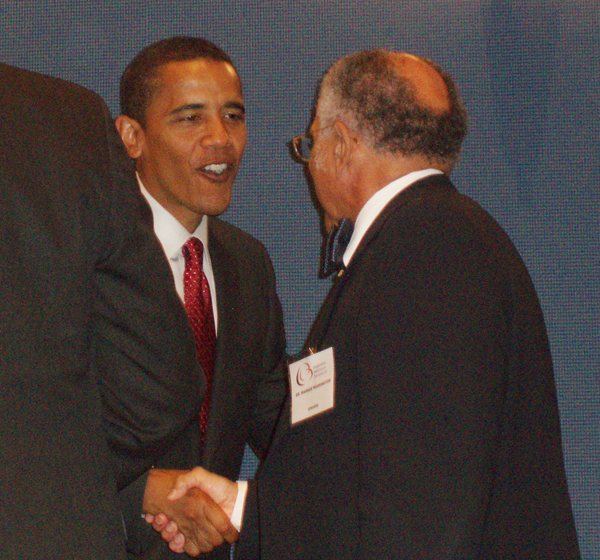 Warren is invited by then Senator Obama to attend the Congressional Black Caucus Annual Conference in Washington, DC in the summer of 2007.