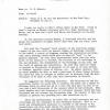 Ed Wolff summarizes his visit with I.M. Pei and staff (Cobb, Weinstein and Mixon) at the NYC office. Topics covered include plans for the upcoming visit and initial presentation by Pei in December 1961, potential cost concerns and space allocation issues with respect to philosophical and functional work concerns. 