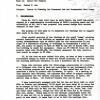 Daniel Rex summarizes an extensive re-evaluation of NCAR's building needs and concerns about and kudos for Pei's design proposals. The memo also details potential funding issues because of a desire to build in one stage rather than two, as well as a section on goals for an upcoming meeting with Pei. 