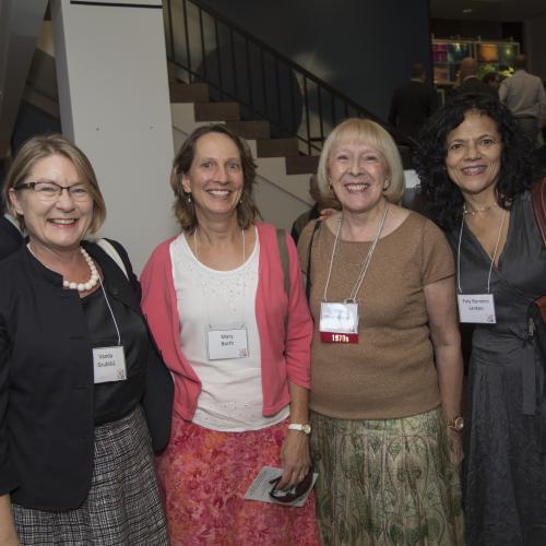 Vanda Grubišić, Mary Barth, Bette Otto-Bliesner, and Paty Romero Lankao at the re-dedication.