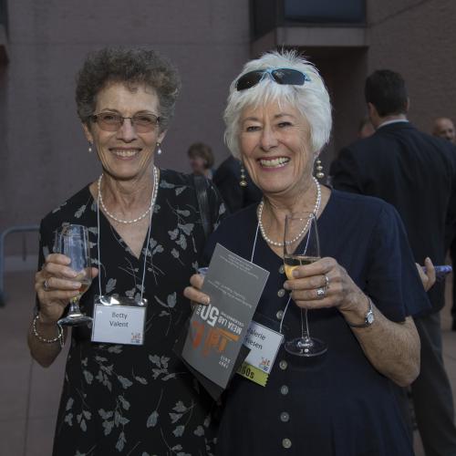Betty Valent and Valerie Friesen.