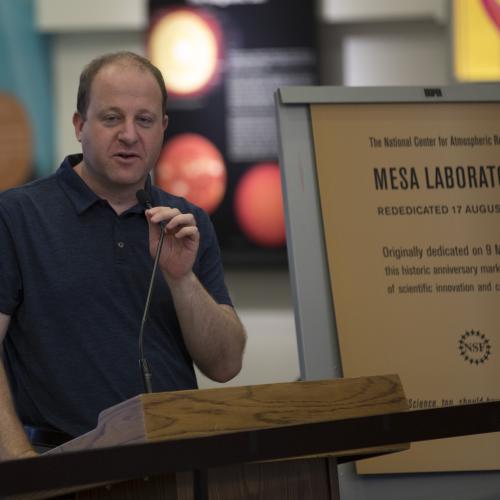 Representative Jared Polis shared a statement he entered into the Congressional Record in honor of the 50th anniversary of the Mesa Laboratory.