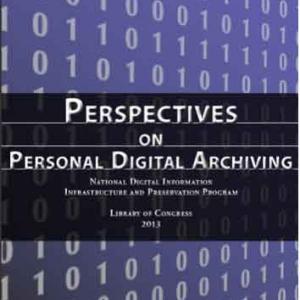 Cover of Perspectives on Personal Digital Archiving.