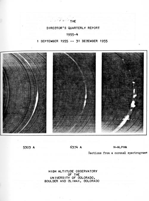 Director's report, 1955