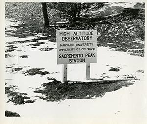 Sacramento Peak Observatory in Sunspot, New Mexico, circa 1947